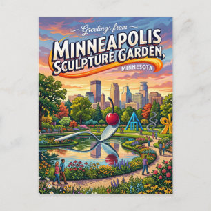 Minneapolis Sculpture Garden VS Briefkaart