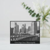 Minneapolis Skyline in daglicht Briefkaart (Staand voorkant)