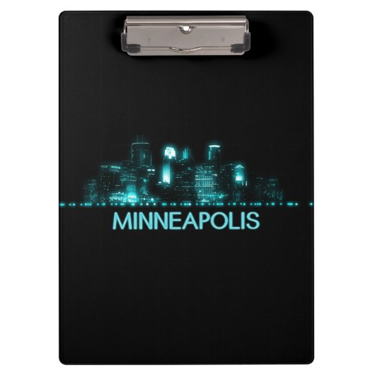Minneapolis Skyline Klembord (Voorkant)