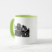 Minneapolis Skyline Mok (Voorkant links)