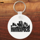 Minneapolis Skyline Sleutelhanger (Voorkant)