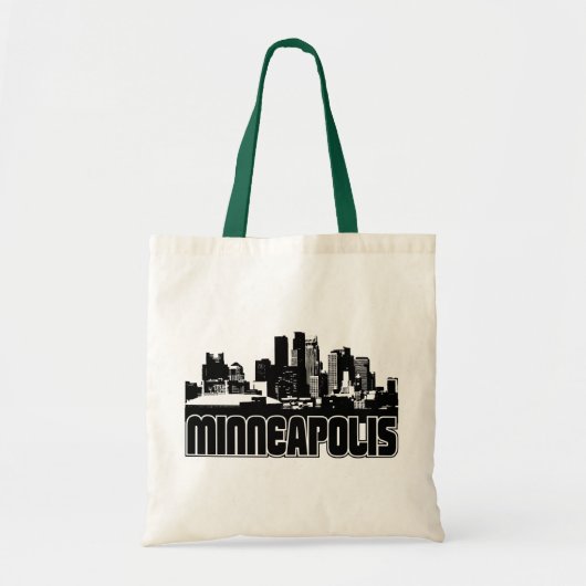 Minneapolis Skyline Tote Bag (Voorkant)