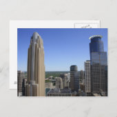 Minneapolis Skyline van de Foshay Tower Briefkaart (Voorkant / Achterkant)