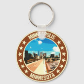 Minneapolis Sleutelhanger (Achterkant)