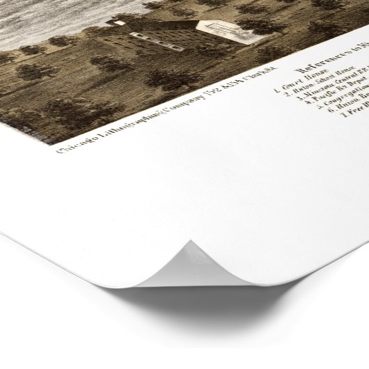 Minneapolis & St. Anthony, MN Panoramic Map - 1867 Poster (Hoek)