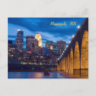 Minneapolis Stone Arch Bridge Briefkaart