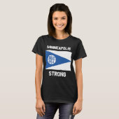 Minneapolis Strong Dames Basic T-Shirt (Voorkant volledig)