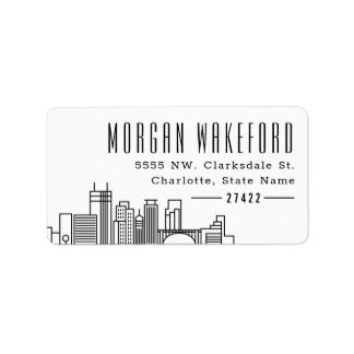 Minneapolis | Vette gestileerde Skyline | Etiket