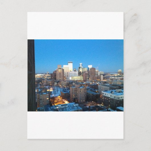 Minneapolis Winter Briefkaart (Voorkant)