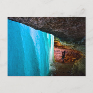 Minnehaha-Herfsten, bevroren in Minneapolis Briefkaart