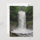 Minnehaha-Herfsten Briefkaart (Voorkant / Achterkant)