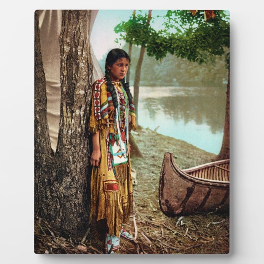 Minnehaha - Native American Hiawatha 1904 Fotoplaat (Voorkant)