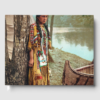 Minnehaha - Native American Hiawatha 1904 Gastenboek