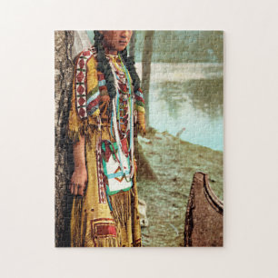 Minnehaha - Native American Hiawatha 1904 Legpuzzel