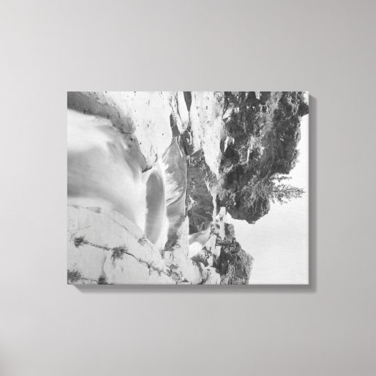 Minnekahta-Herfsten nabij Hot Springs-foto Canvas Afdruk (Voorkant)