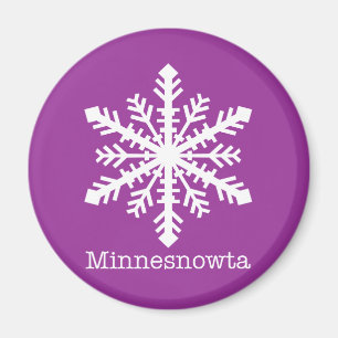 Minnesnowta Snowflake Magneet