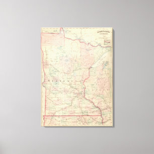 Minnesota 9 canvas afdruk