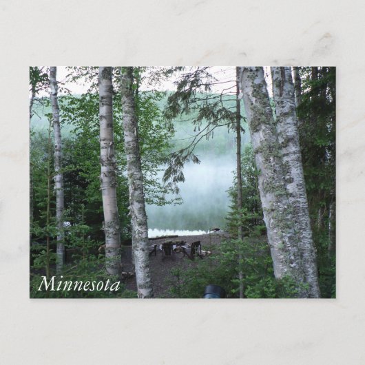 Minnesota au lac Carte postale (Devant)