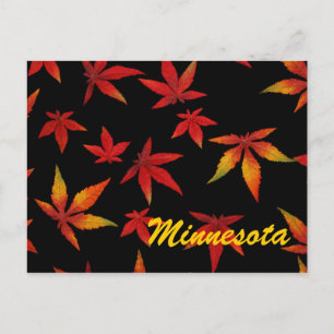 Minnesota Autumn Leaves Briefkaart