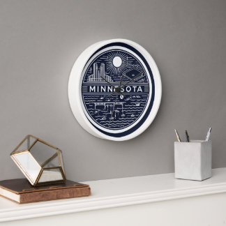 Minnesota Ball Wall Clock