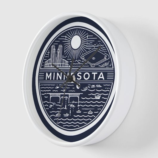 Minnesota Ball Wall Clock (Hoek)