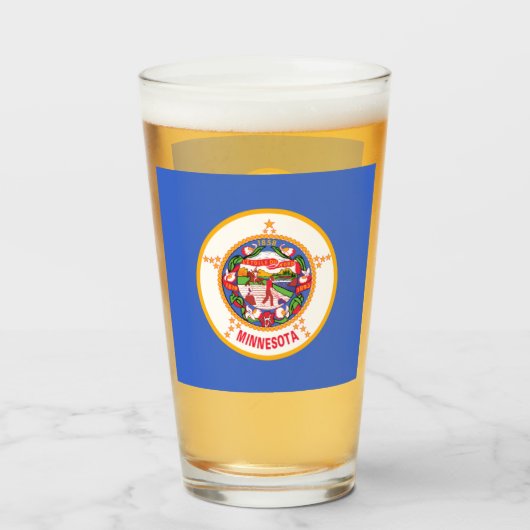 MINNESOTA BIERGLAS GLAS (Voorkant gevuld)