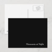 Minnesota bij nacht briefkaart (Voorkant / Achterkant)