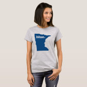 MINNESOTA BLUE STAAT T-SHIRT (Voorkant volledig)