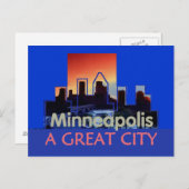 Minnesota Briefkaart (Voorkant / Achterkant)