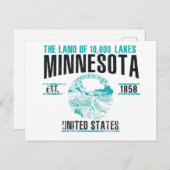 Minnesota Briefkaart (Voorkant / Achterkant)