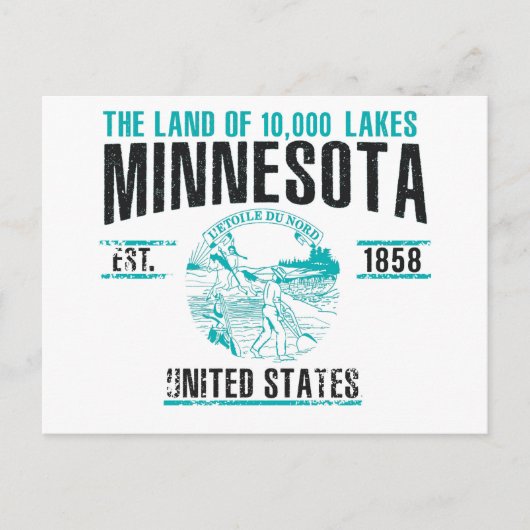 Minnesota Briefkaart (Voorkant)