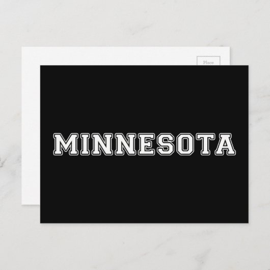 Minnesota Briefkaart (Voorkant / Achterkant)