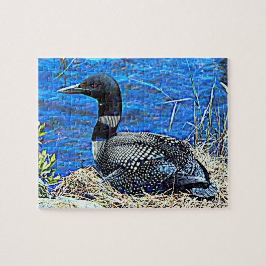 Minnesota Common Loon Legpuzzel (Horizontaal)