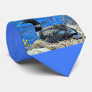 Minnesota Common Loon Stropdas