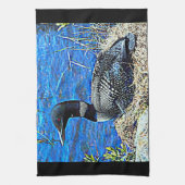 Minnesota Common Loon Theedoek (Verticaal)