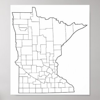Minnesota County's Blank overzicht