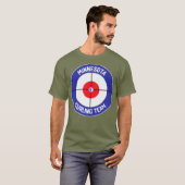 Minnesota Curling Team Sweep Rock MN State T-shirt (Voorkant volledig)