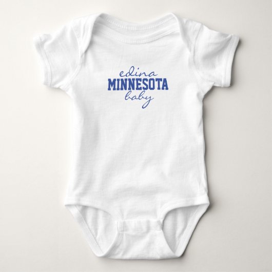 Minnesota Custom State & City Hometown Pride Romper (Voorkant)