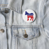 Minnesota Democraat Donkey Ronde Button 5,7 Cm (In situ)