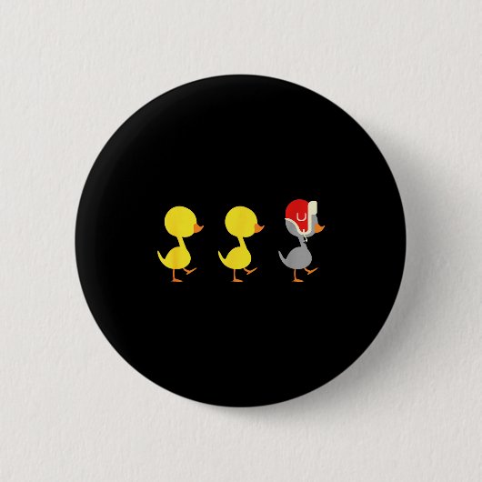 Minnesota Duck Duck G Duck Funny  Ronde Button 5,7 Cm (Voorkant)