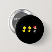 Minnesota Duck Duck G Duck Funny  Ronde Button 5,7 Cm (Voorkant /achterkant)