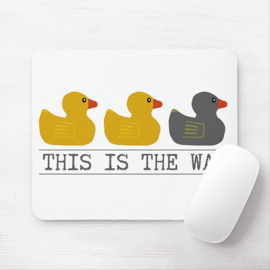 Minnesota Duck Duck Grey Duck - Zo gaat het Muismat (Met muis)