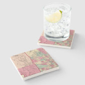 Minnesota en Dakota Stenen Onderzetter (Zijkant)