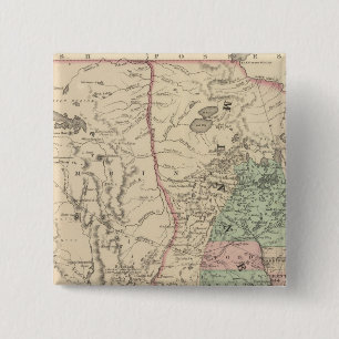 Minnesota en Dakotah Vierkante Button 5,1 Cm