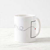 Minnesota en Utah - Coeur2Coeur Coffee Mug (Devant droit)