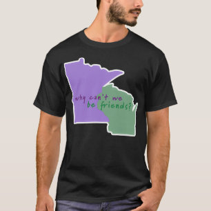 minnesota en wisconsin t-shirt