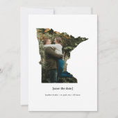 Minnesota Enregistrer le Carte photo de date (Devant)