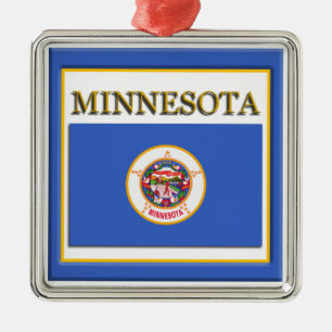 Minnesota État Drapeau ornement de Noël