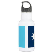 Minnesota Flag Liberty Bottle Waterfles (Achterkant)