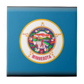 Minnesota Flag Tegeltje (Voorkant)